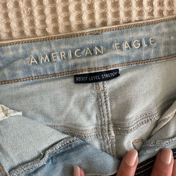 American eagle next level stretch, high waisted cut off shorts - Picture 3 of 5